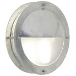 Nordlux Malte Wandleuchte Verzinkter Stahl Grau Küstenbereich | 240mm - IP54 - Geeignet für E27