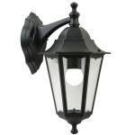 Nordlux Cardiff Down Wandleuchte Aluminium Schwarz | Geeignet für 1x E27