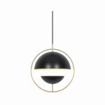 Nordlux Tavia Pendelleuchte Metall Schwarz | Geeignet für E27