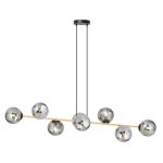 Emibig Pendelleuchte Gravity Stahl Schwarz | Geeignet für 8x E14 - Max 10W