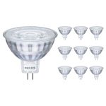 Multipack 10x Philips Corepro LED Spot GU5.3 MR16 4.4W 390lm 36D - 840 Kaltweiß | Ersatz für 35W