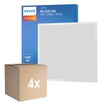 Multipack 4x Philips LED Panel CoreLine RC132V 26W 3400lm - 830 Warmweiß | 60x60cm - UGR <22