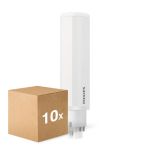Multipack 10x Philips CorePro PL-C LED 9.5W 990lm - 830 Warmweiß | 4-Pins - Ersatz Für 26W