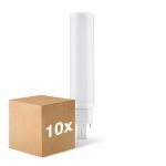 Multipack 10x Ledvance Dulux-D LED 10W - 830 Warmweiß | 4-Pins - Ersatz Für 26W