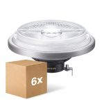 Multipack 6x Philips MASTER LED Spot G53 AR111 14.8W 875lm 24D - 930 Warmweiß | Höchste Farbwiedergabe - Dimmbar - Ersatz für 75W