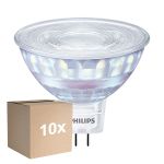 Multipack 10x Philips Master LED Spot GU5.3 MR16 7.5W 621lm 36D - 922-927 Dim To Warm | Höchste Farbwiedergabe - Dimmbar - Ersatz Für 50W