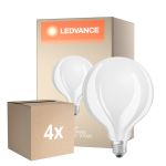 Multipack 4x Osram Classic LED E27 Globe Fadenlampe Matt 17W 2452lm - 827 Extra Warmweiß | Ersatz Für 150W
