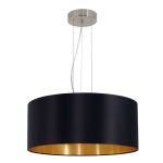 Eglo Pendelleuchte Maserlo Stahl Satin-Nickel | Geeignet für 3x E27