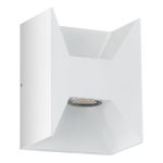 Eglo Wandleuchte Morino Außenbeleuchtung Aluminium Weiß 5W 460lm - 830 Warmweiß