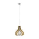 Eglo Pendelleuchte Tindori Stahl Satin-Nickel | IP20 - Geeignet für 1x E27 