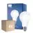 Multipack 4x Philips Classic LED Glühbirne E27 Birne Matt 13W 2000lm - 827 Extra Warmweiß | Ersatz für 120W