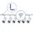 Bright Choice Komplettset 1-Phasen Rail L 1 x 2 Meter Weiß | incl. 6x Spot + GU10 2700K 3W Dimmbar + Abschlusskappe, Stromanschluss und L -Verbinder