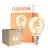 Multipack 6x Osram Vintage 1906 LED Classic Slim E14 Birne Fadenlampe Gold 4.9W 470lm - 922 Extra Warmweiß | Höchste Farbwiedergabe - Dimmbar - Ersatz Für 40W
