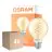 Multipack 4x Osram Vintage 1906 LED E27 Globe Fadenlampe Twist Gold 8W 806lm - 922 Extra Warmweiß | Höchste Farbwiedergabe - Dimmbar - Ersatz Für 60W