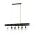 Eglo Pendelleuchte Townshend 4 Stahl Braun Schwarz | IP20 - Geeignet für 6x E27 