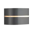 Nordlux Sibelis Wandleuchte Aluminium Grau | IP44 - Geeignet für E27