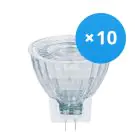 Multipack 10x Ledvance Performance LED-Spot Reflektor GU4 MR11 4.2W 345lm 36D - 827 Extra Warmweiß | Ersatz für 35W