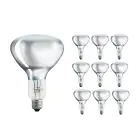 Multipack 10x Philips BR125 IR 250W E27 230-250V Klar