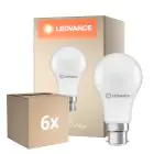 Multipack 6x Ledvance Performance LED Glühbirne B22d Birne Matt 8.5W 806lm - 827 Extra Warmweiß | Ersatz für 60W