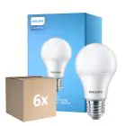 Multipack 6x Philips Corepro LED Glühbirne E27 Birne Matt 10W 1055lm - 840 Kaltweiß | Ersatz für 75W