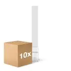 Multipack 10x Noxion Lucent PL-S LED  6W - 830 Warmweiß | 4-Pins - Ersatz Für 11W