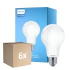 Multipack 6x Philips Corepro LED Glühbirne E27 Birne Matt 13W 2000lm - 865 Tageslichtweiß | Ersatz für 120W