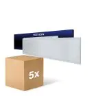 Multipack 5x Noxion LED Panel Ecowhite V4.0 28W 3200lm - 830 Warmweiß | 120x30cm - UGR 