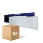 Multipack 5x Noxion LED Panel Ecowhite V4.0 28W 3400lm - 840 Kaltweiß | 120x30cm - Philips driver