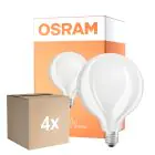 Multipack 4x Osram Retrofit LED E27 Globe Fadenlampe Matt 11W 1521lm - 827 Extra Warmweiß | Ersatz für 100W