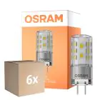 Multipack 6x Osram Parathom LED Pin GY6.35 3.3W 470lm - 827 Extra Warmweiß | Ersatz Für 40W