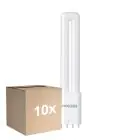 Multipack 10x Noxion Lucent PL-L LED 7.9W 1000lm - 840 Kaltweiß | 4-Pins - Ersatz Für 18W
