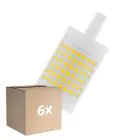 Multipack 6x Osram LED Linear R7s Parathom 78mm Klar 12W 1521lm - 827 Extra Warmweiß | Dimmbar - Ersatz Für 100W