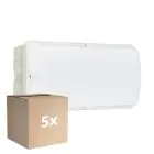 Multipack 5x Philips LED Sicherheit Ledinaire WL055V Weiß 6W 630lm - 840 Kaltweiß | 374x150mm – IP65