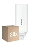 Multipack 20x Philips CorePro PL-T LED Glühbirne HF 6.5W - 830 Warmweiß | 4-Pins - Ersatz Für 18W