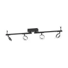 Eglo Deckenleuchte Cardillio 2 Aluminium Stahl Schwarz 3.2W 400lm - 830 Warmweiß | IP20 